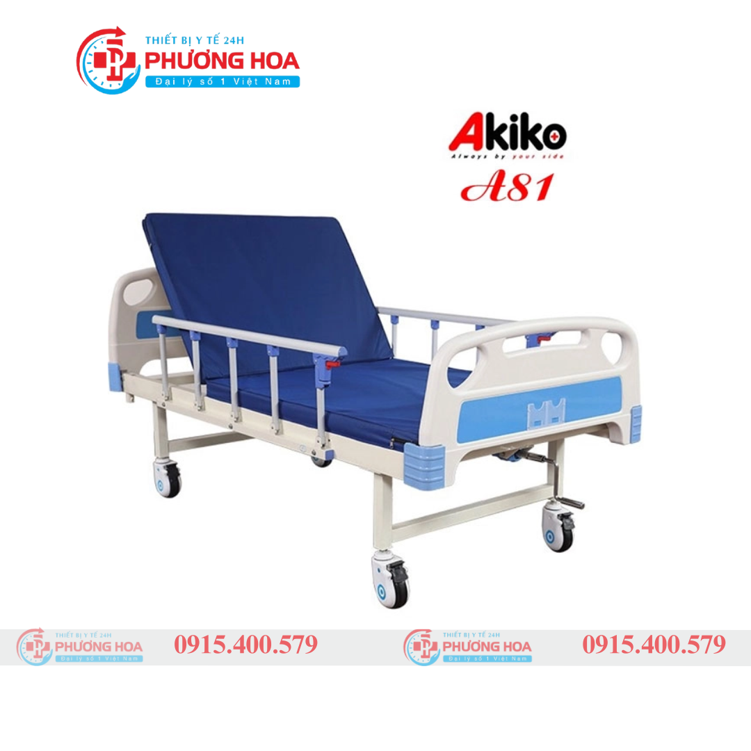 Giường Y Tế 1 Tay Quay AKIKO A81